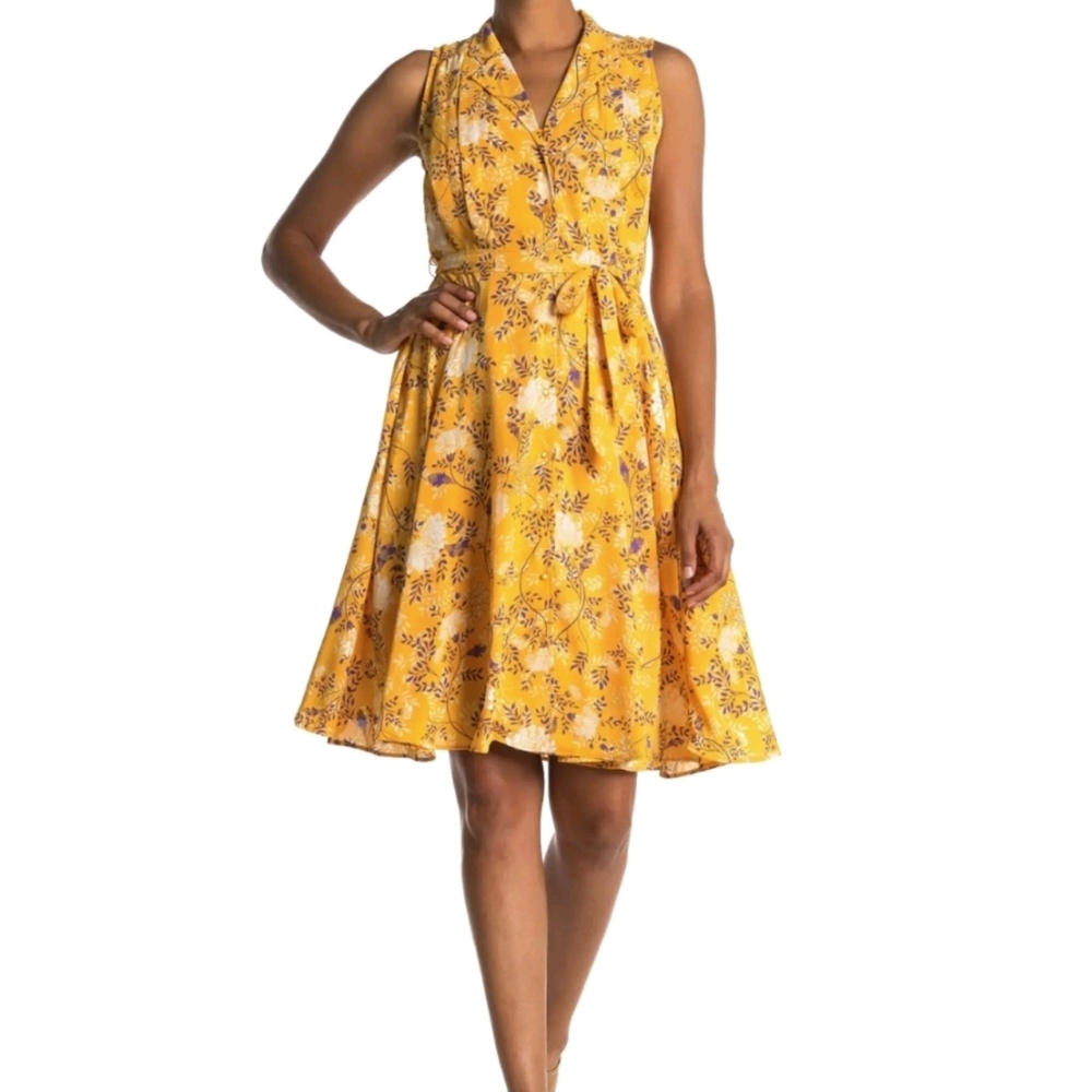 NWT Nanette Lepore Sleeveless Button Front Dress